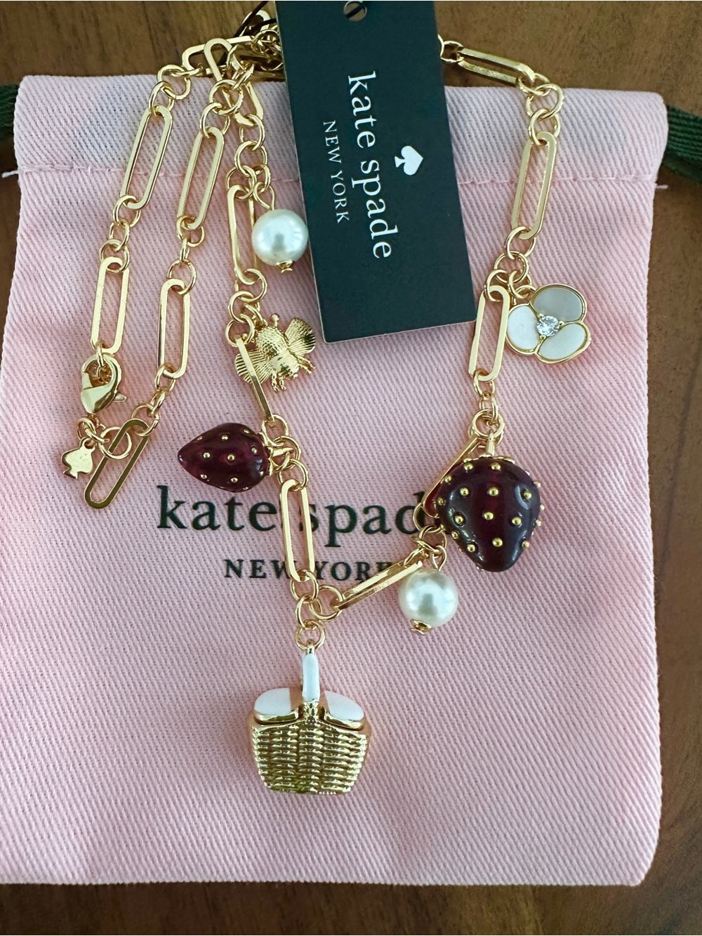 Kate Spade Strawberry Necklace